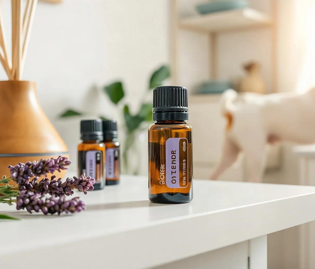 Aceites tranquilos en casa con perro y loro