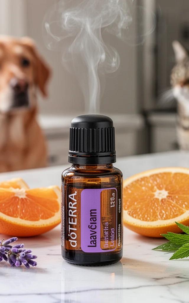 Difusor de Aceites Esenciales con Mascotas en Casa