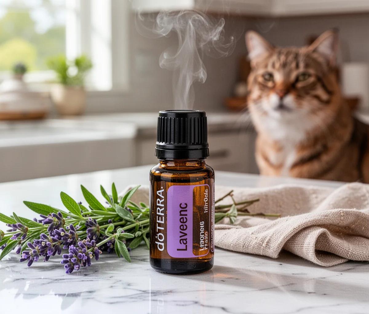 Difundir aceites cerca de gatos sin riesgos