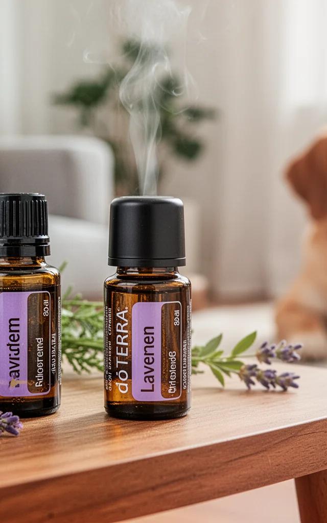 Etherische oliën voor een kalme hond in huis