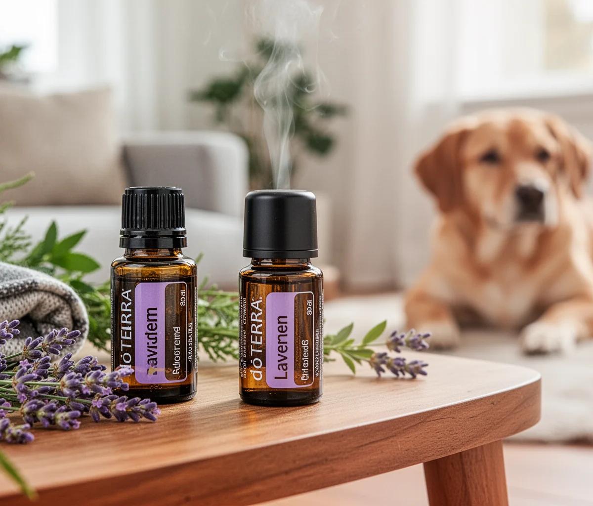 Etherische oliën voor een kalme hond in huis