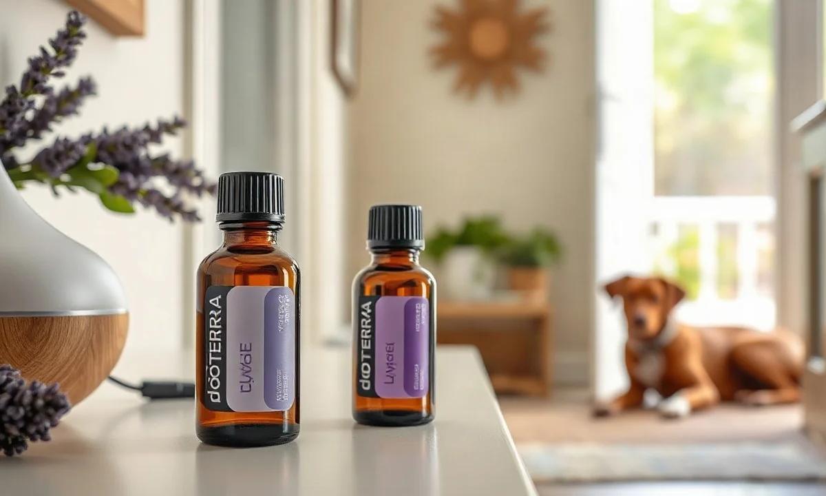 Uspokojenie psa olejkiem lawendowym doTERRA