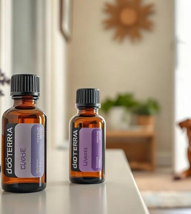 Uspokojenie psa olejkiem lawendowym doTERRA