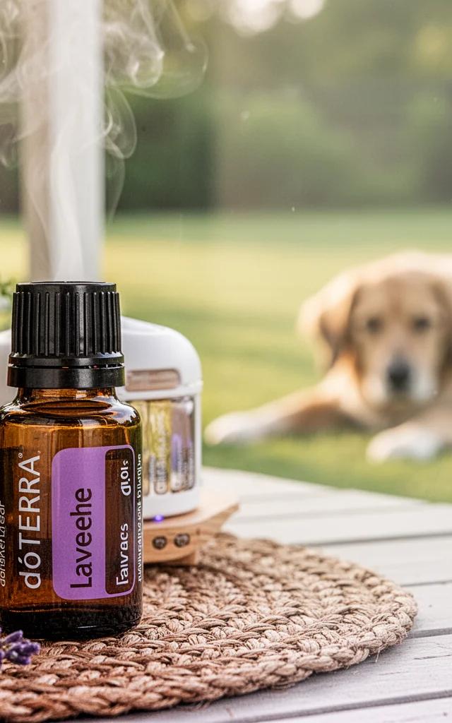 Aromaterapia para perros ansiosos en casa