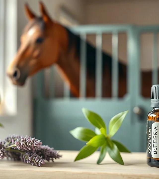 Olio essenziale per cavallo agitato nel trasporto