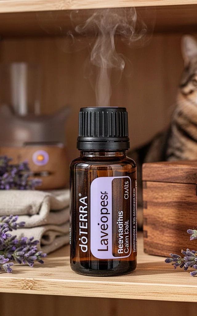 Aceites esenciales y gatos ansiosos en casa