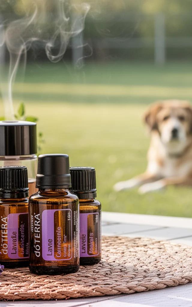 Huiles essentielles adaptées aux chiens