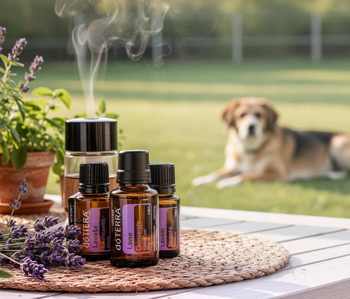 Huiles essentielles adaptées aux chiens