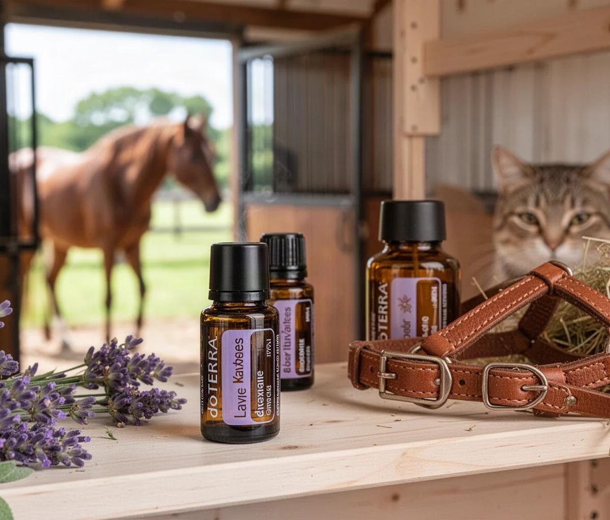 Etherische olie bij paarden en vliegen