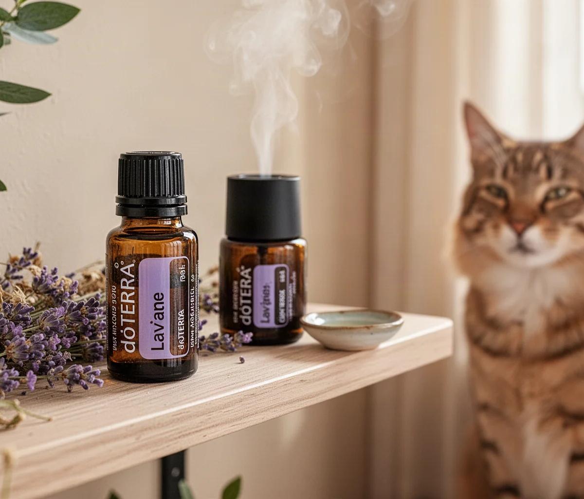Diffuser sans risque avec chat et chien