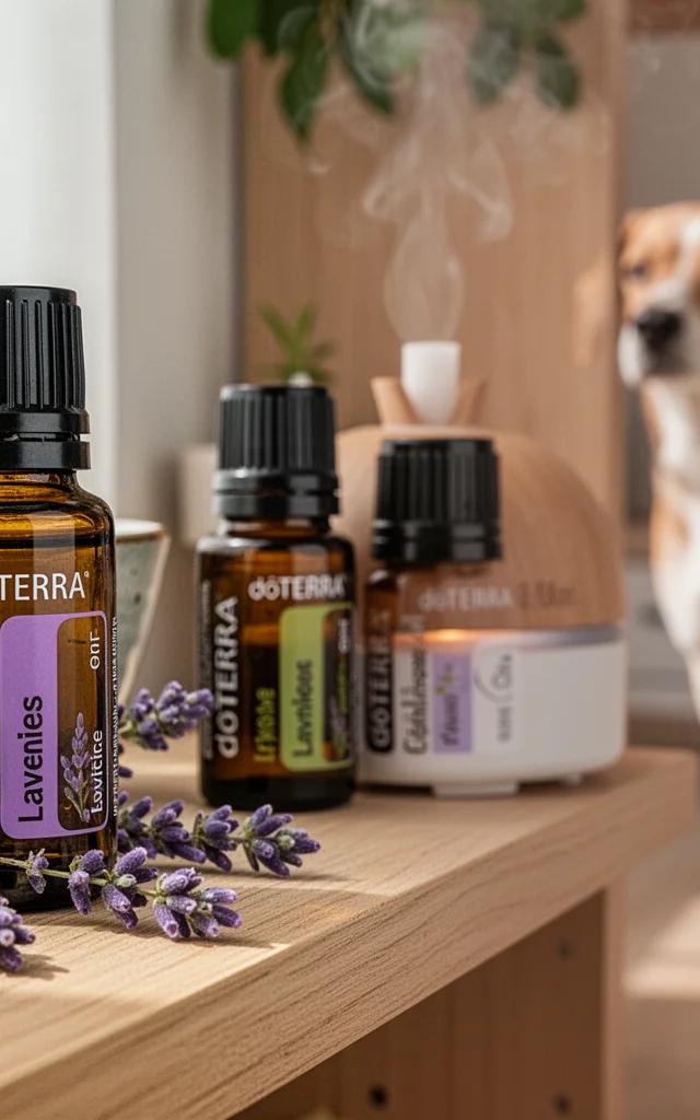 Huiles essentielles pour chien anxieux et serein
