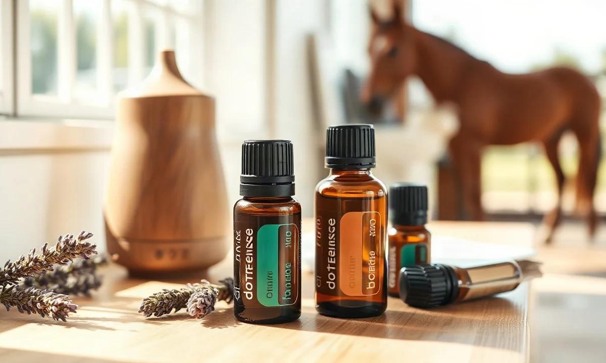 Aceite esencial para masaje equino tras entrenar