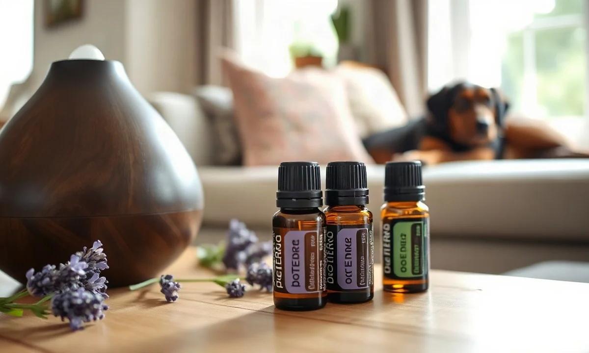 Almohadillas de perro secas y aceites doTERRA