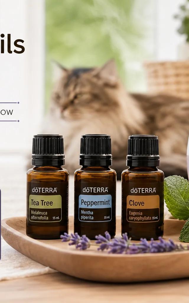 Huiles essentielles dangereuses pour les chats