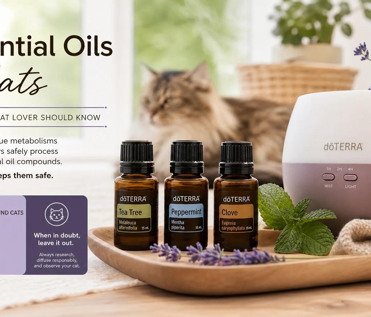 Huiles essentielles dangereuses pour les chats