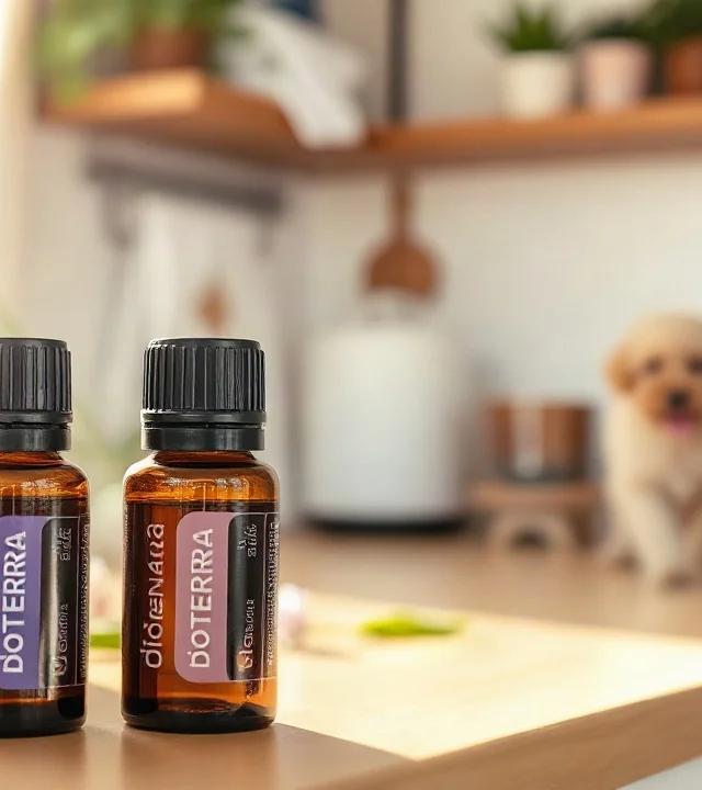 Spray natural para pelo de perro con doTERRA