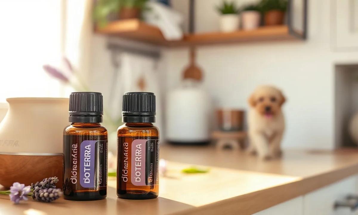 Spray natural para pelo de perro con doTERRA