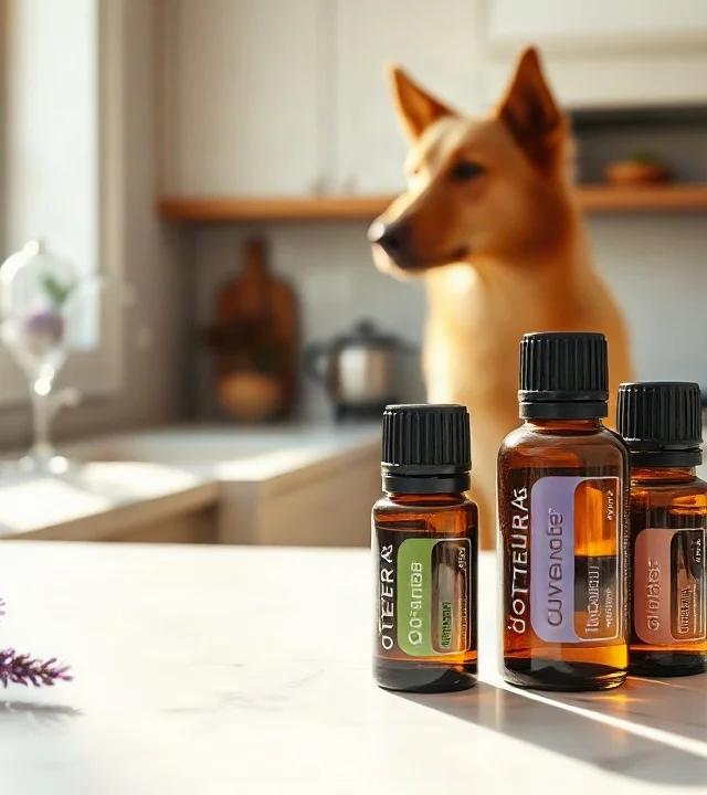 Difusor doTERRA seguro con perro y gato