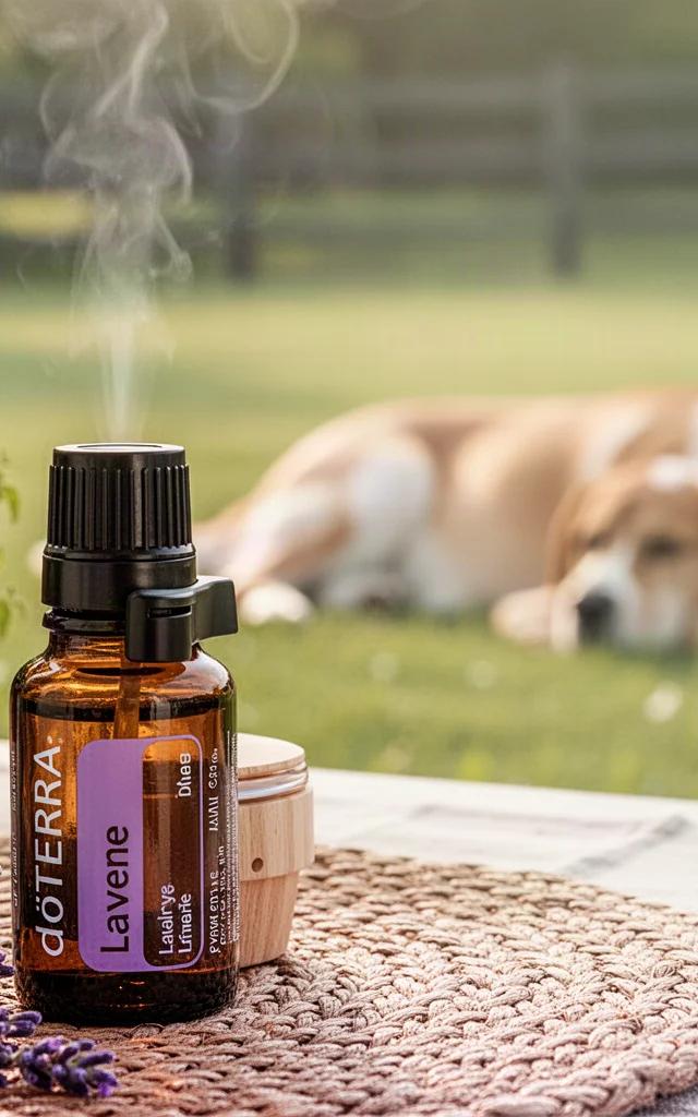 Cómo calmar a un perro con aceites doTERRA
