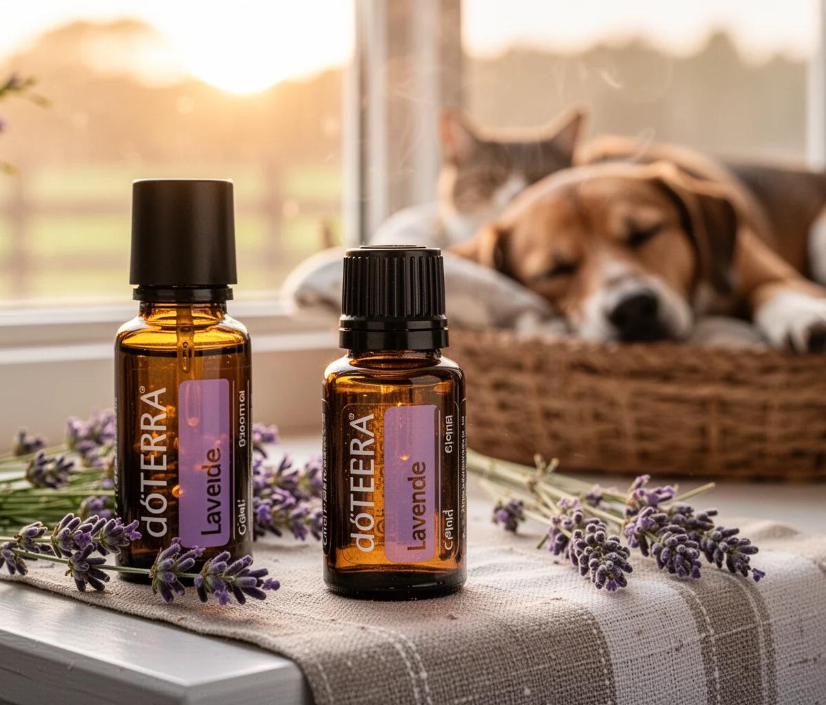 Apaiser un chien anxieux avec les huiles essentielles